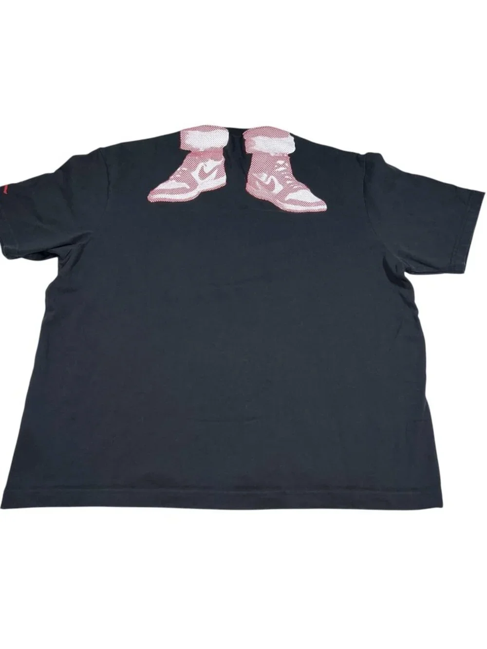 Nike Air Jordan Essentials Holiday Mens Black T Shirt Size XL Shoes Graphic
